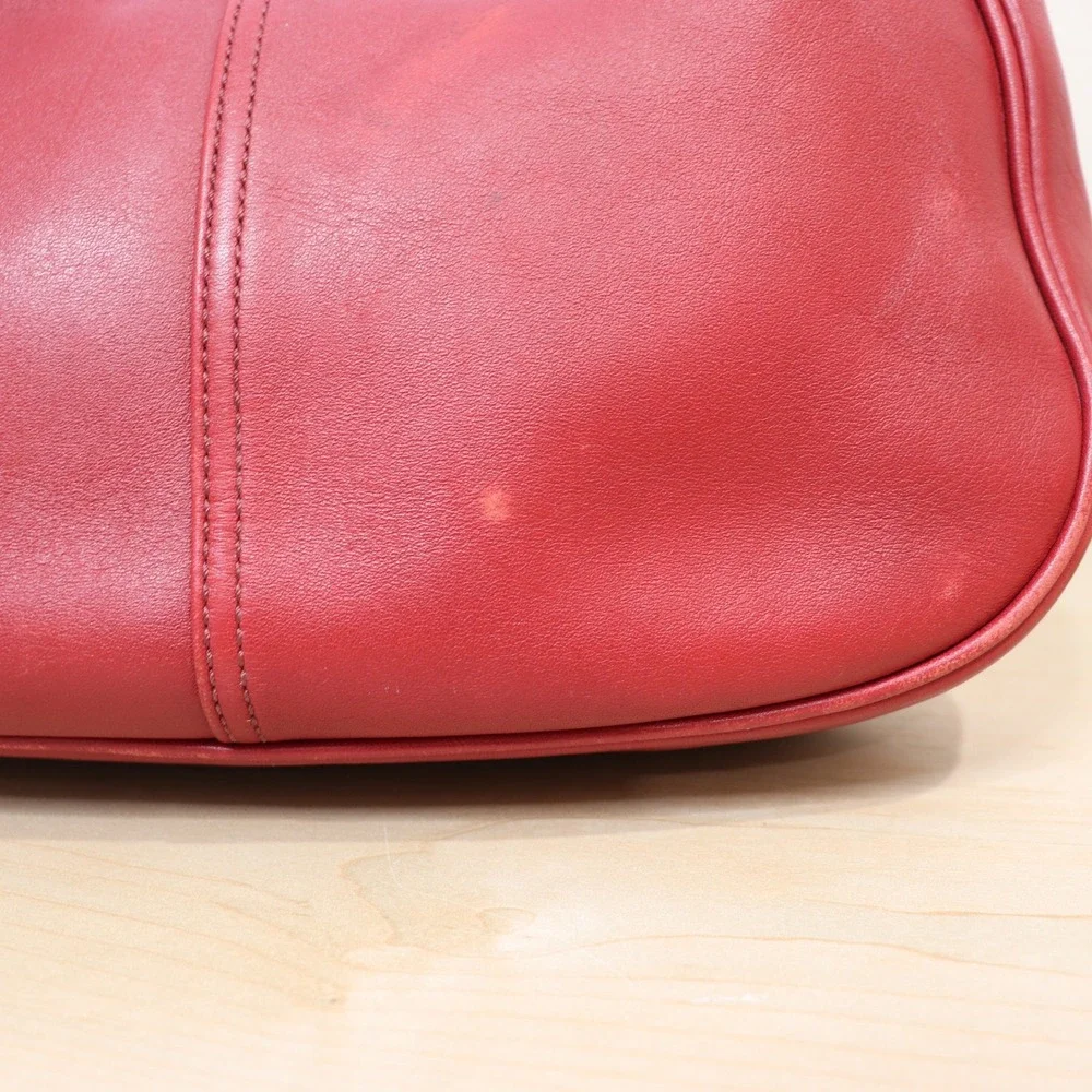 COACH Red Vintage Legacy‎ West Hobo Shoulder Bag - Picture 6 of 9